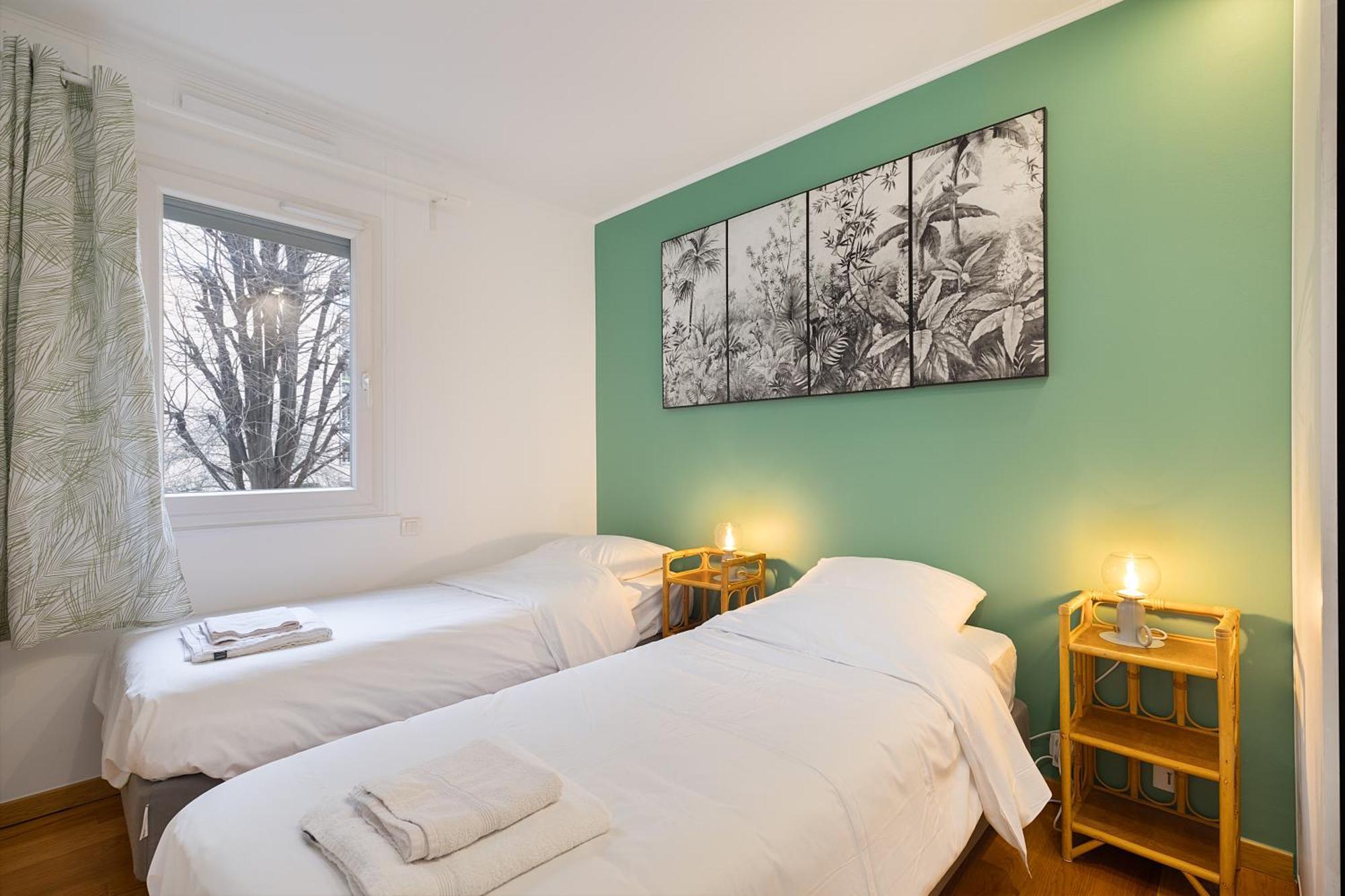דירות ג'נטילי Cosy'N Paris - Parking Secure - Metro 14 - Wifi - Terrace - Premium Bedding מראה חיצוני תמונה